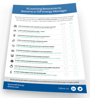 Increase your Productivity as Energy Manager [Checklist] | Spacewell Energy by Dexma