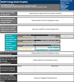 Define SMART Energy Savings Goals [Free Excel Template] | Spacewell Energy by Dexma
