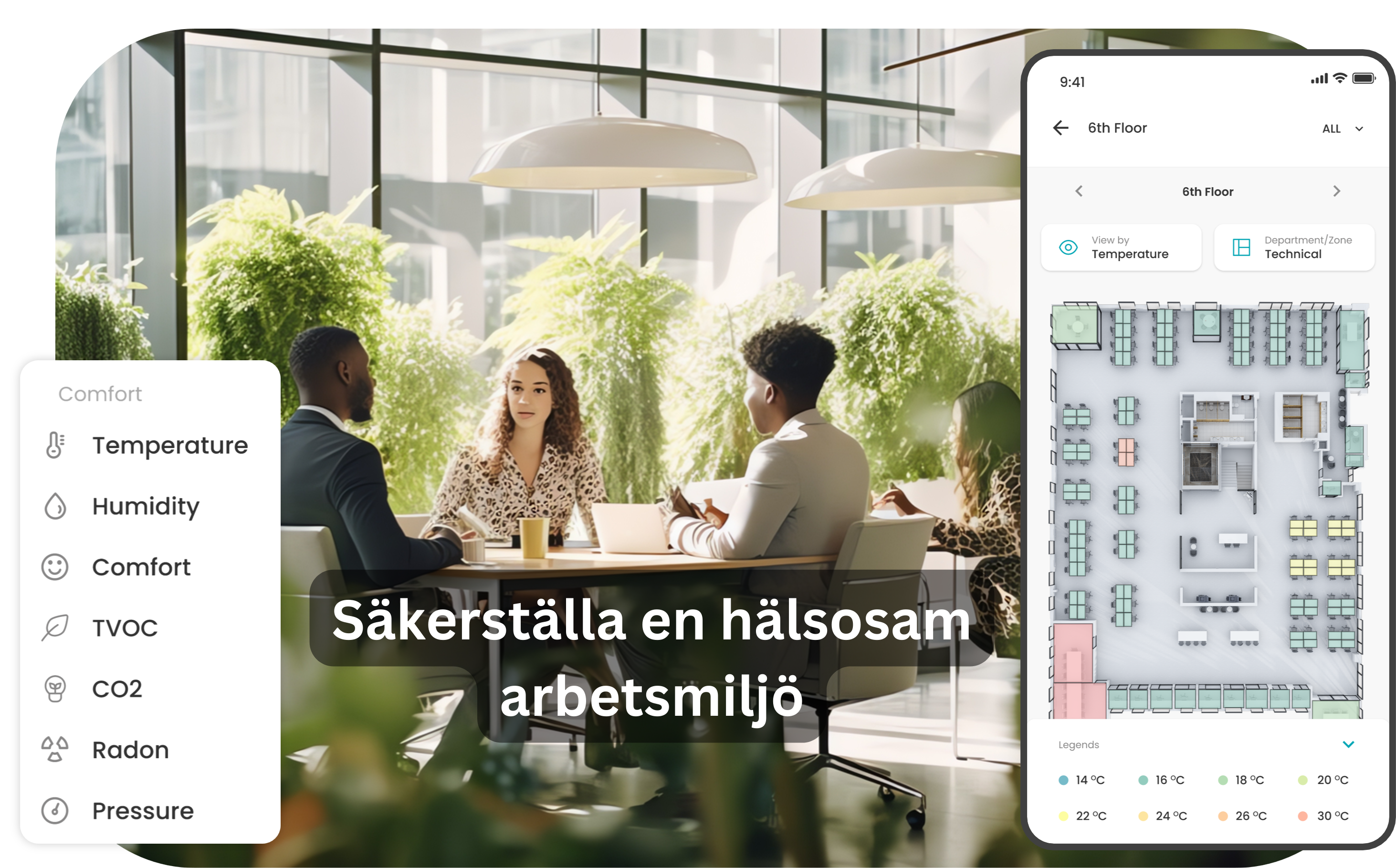 Säkerställa en hälsosam arbetsmiljö