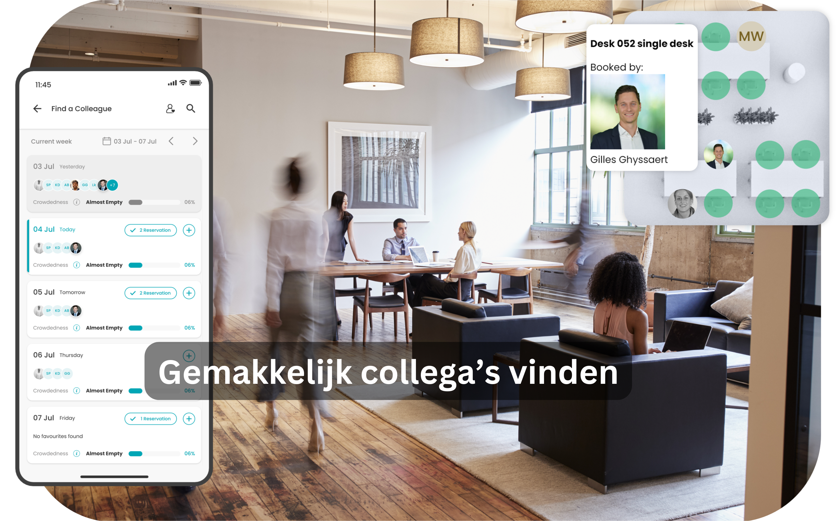 Gemakkelijk collega’s vinden