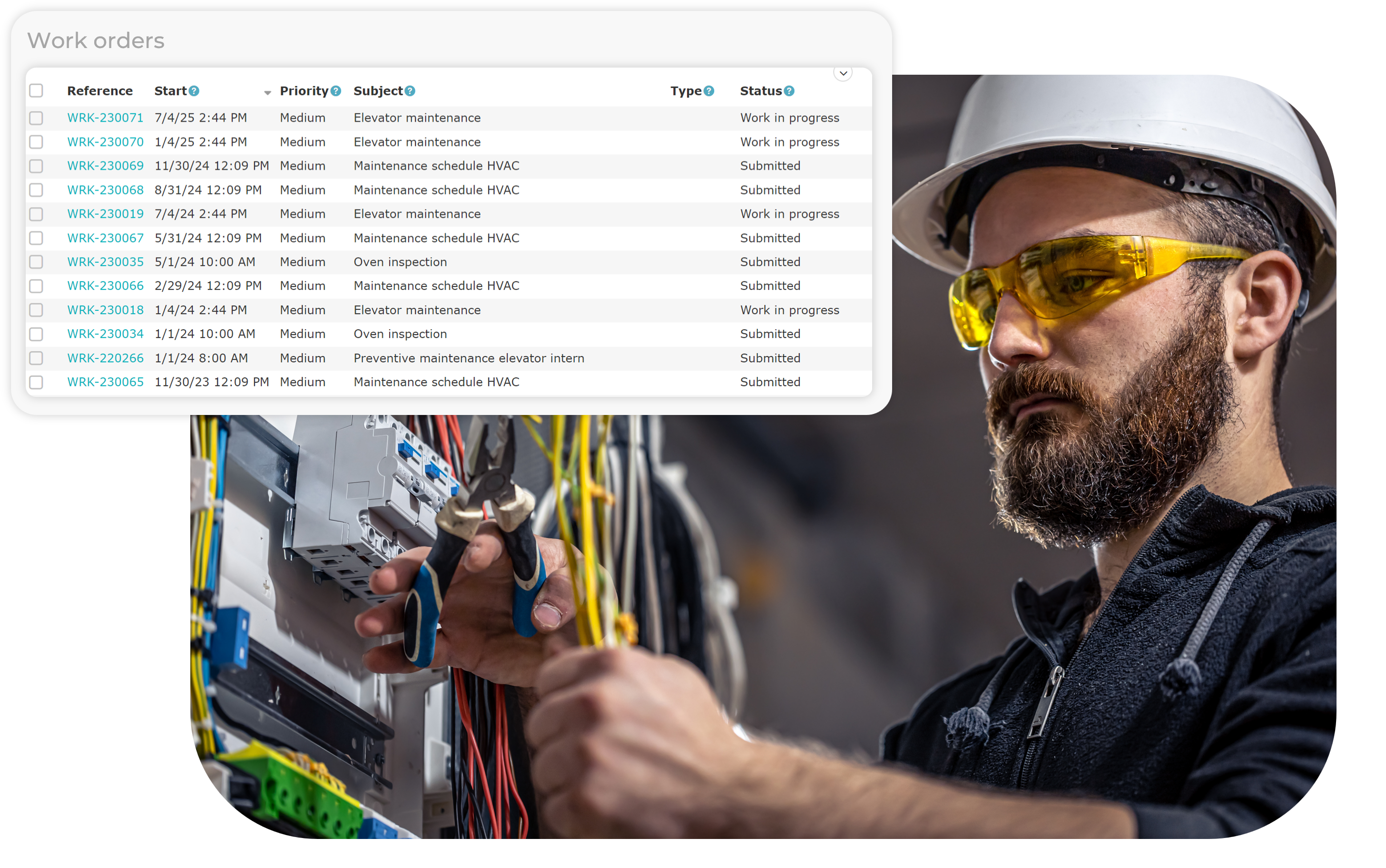 Work order management